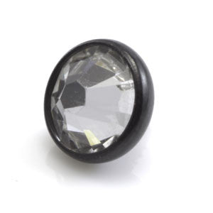 Evil Black Titanium Internal Thread Jewelled Disk