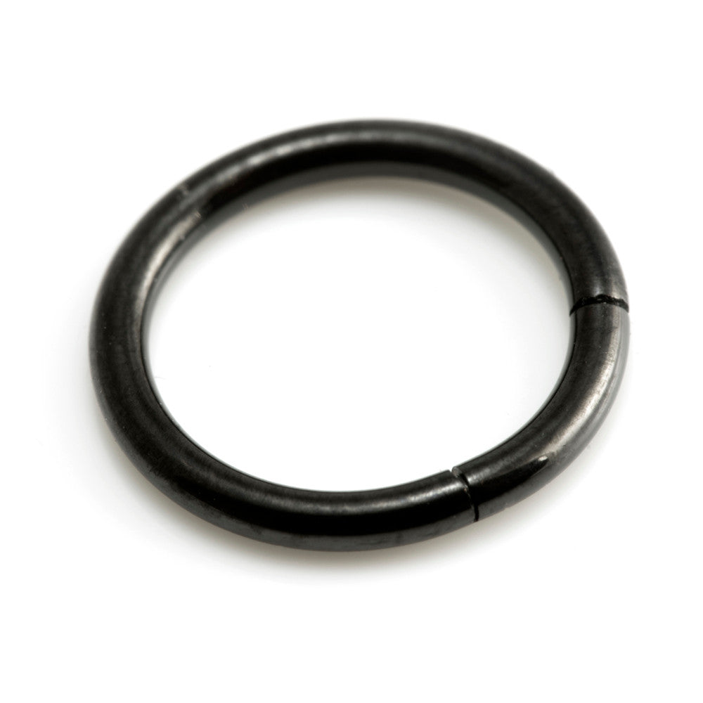 Evil Black Titanium Segment Ring
