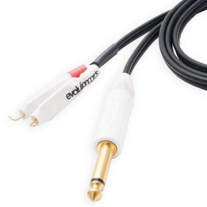 Evolution Tattoo Clip Cord to 1/4 Inch Jack. Tough Sommer Onyx Cable