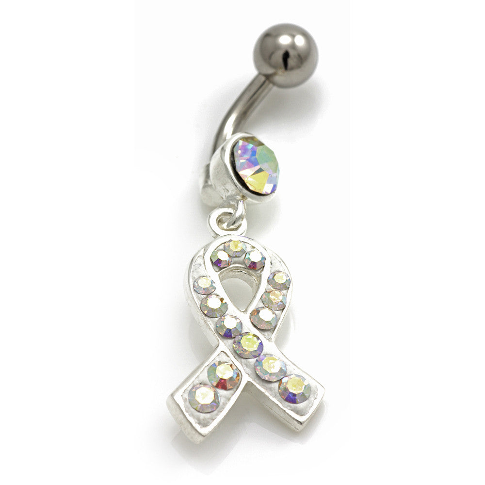 Gem Ribbon Belly Bar