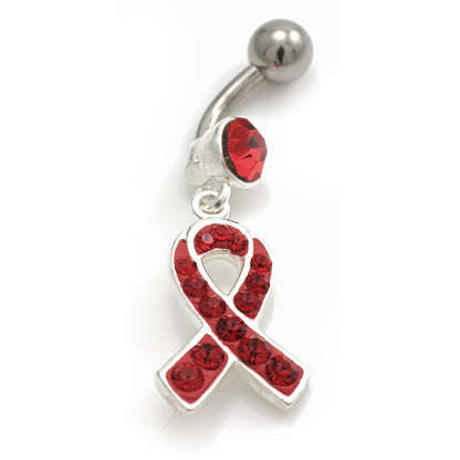 Gem Ribbon Belly Bar