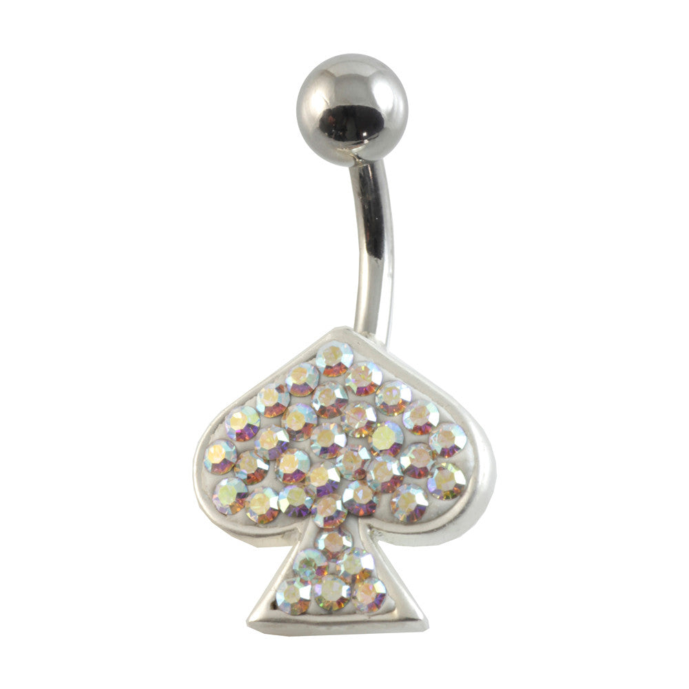 Gem Spade Belly Bar