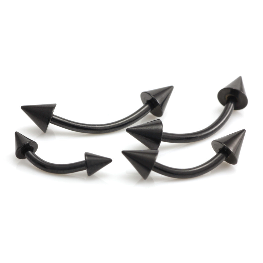 Injecto Black Micro Curved Cone Barbell