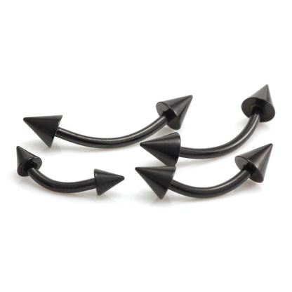 Injecto Black Micro Curved Cone Barbell