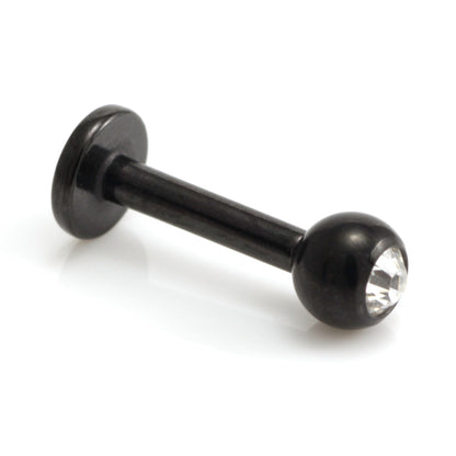 Injecto Black Micro Gem Labret 1.2mm-1