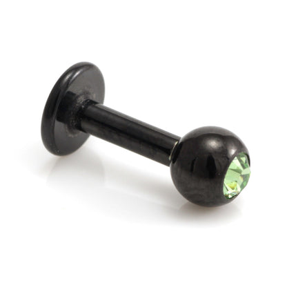 Injecto Black Micro Gem Labret 1.2mm-1