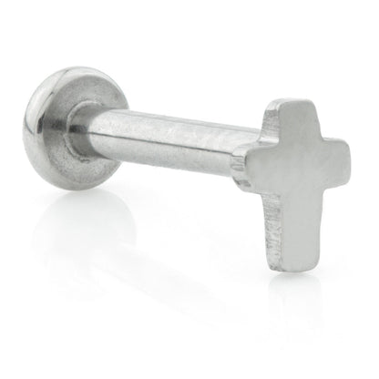 Internal Ti Micro Small Base Labret with Cross Attachment (1.2mm)