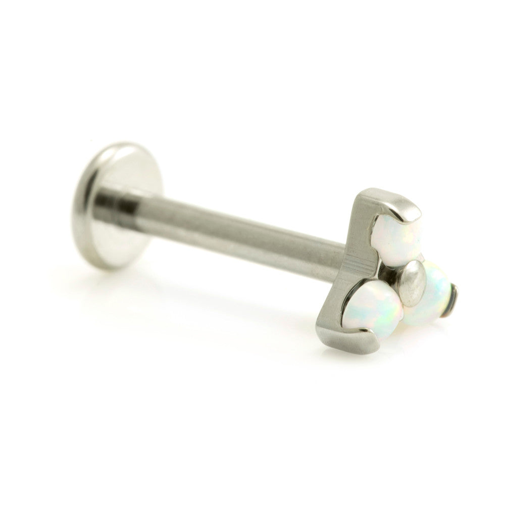 Internal Ti Micro Labret with Opal Trinity