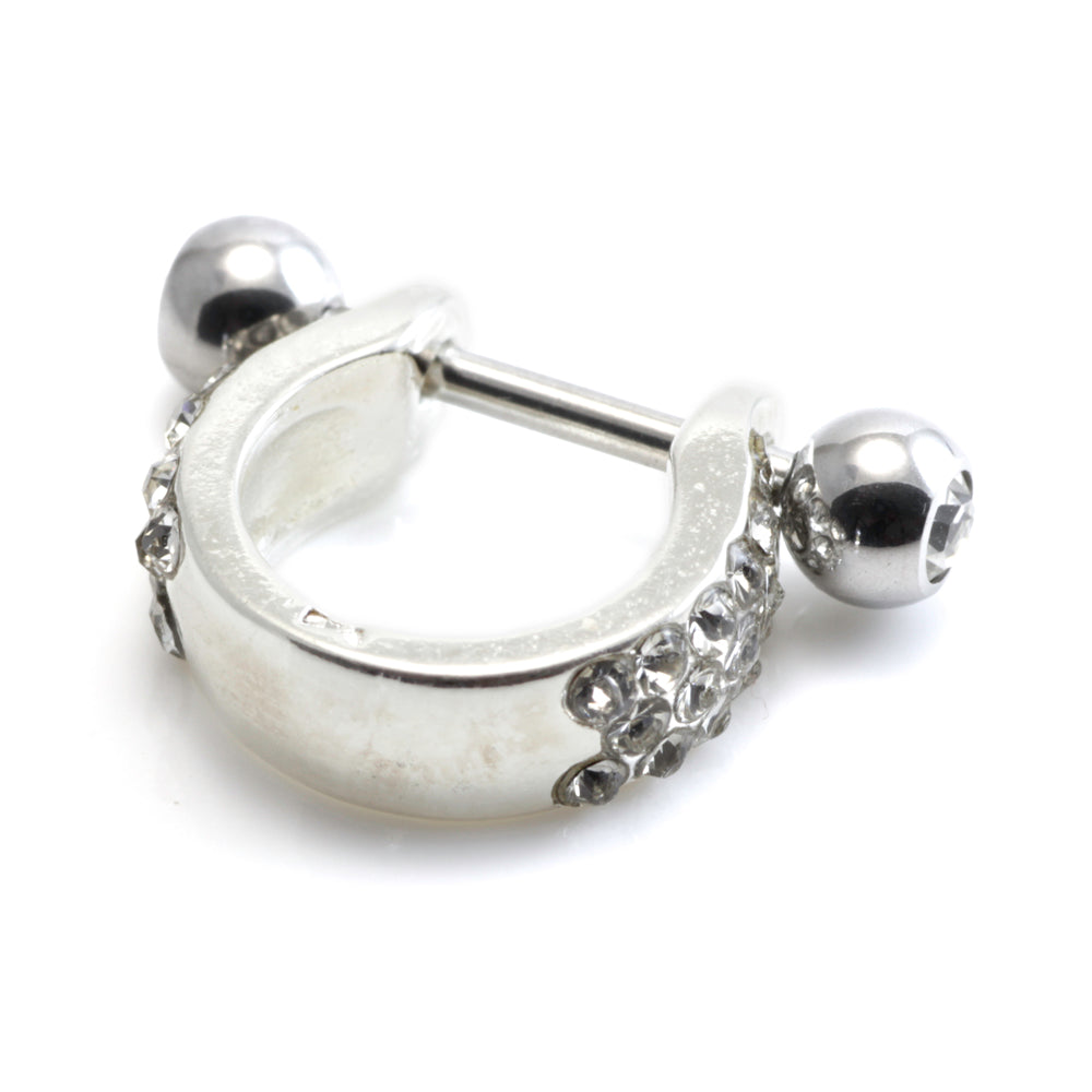 Multi Gem Cuff Ring Microbar