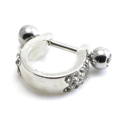 Multi Gem Cuff Ring Microbar