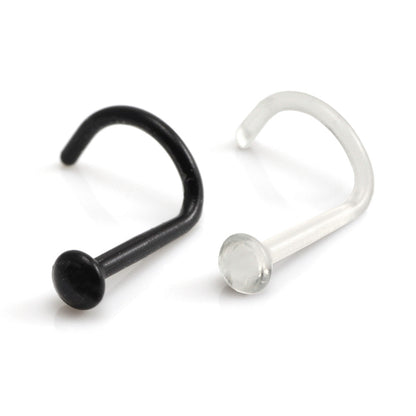 Plain Ball Bioplast Nose Stud