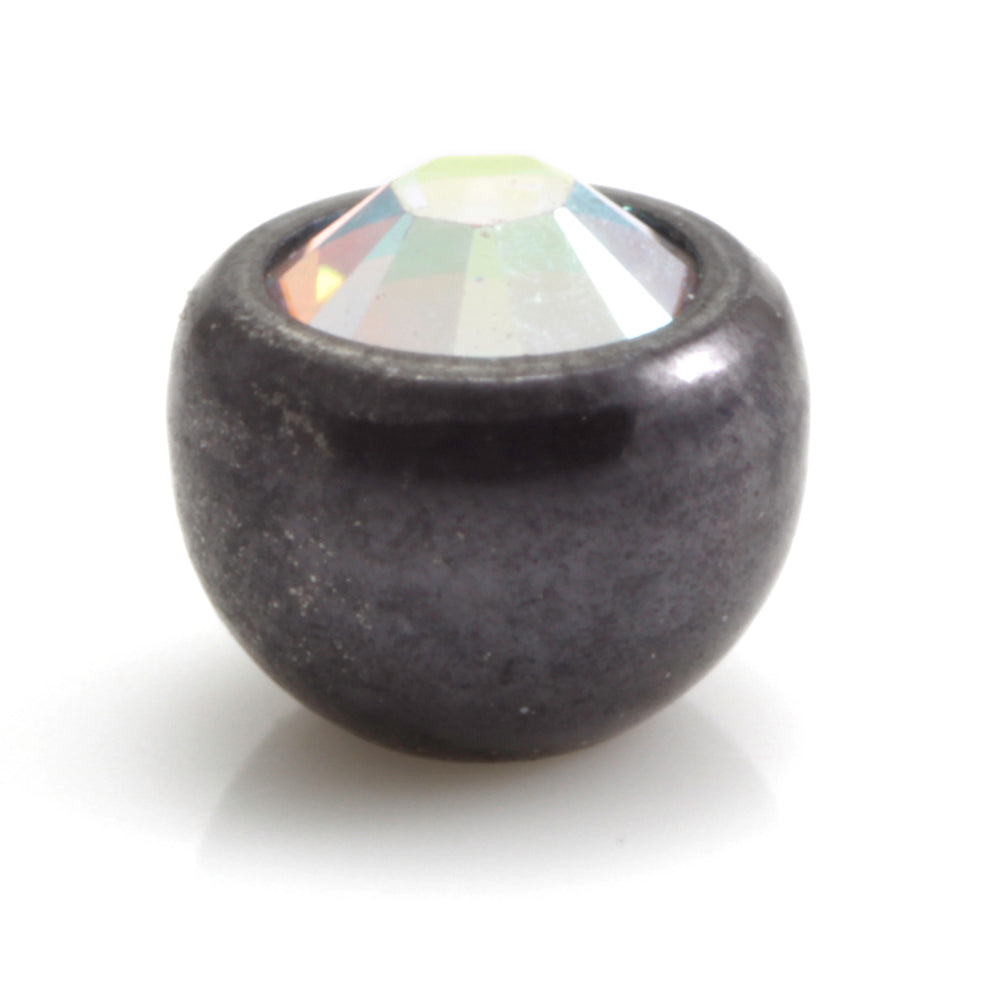 PVD Black Ti Micro Gem Ball