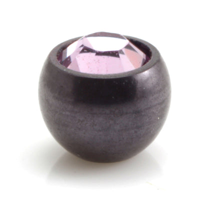 PVD Black Ti Micro Gem Ball