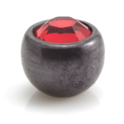PVD Black Ti Micro Gem Ball
