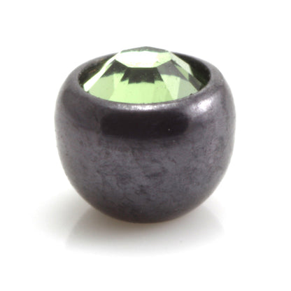 PVD Black Ti Micro Gem Ball