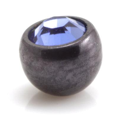 PVD Black Ti Micro Gem Ball