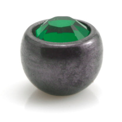 PVD Black Ti Micro Gem Ball