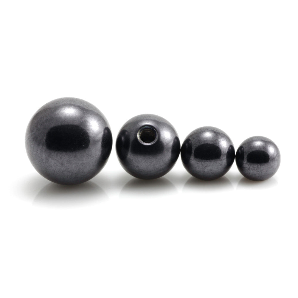 PVD Black Ti Plain Ball 1.6mm