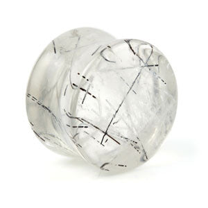 Quartz-Tourmaline Plug (sold individually)