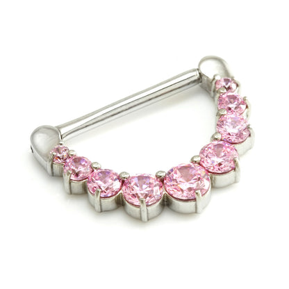 Round Gem Nipple Clicker