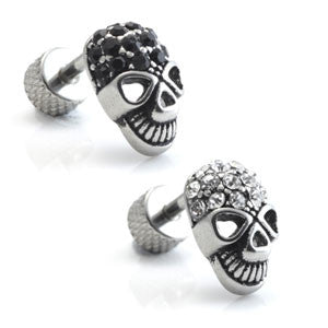 SALE - Steel External Multi Gem Skull Microbars