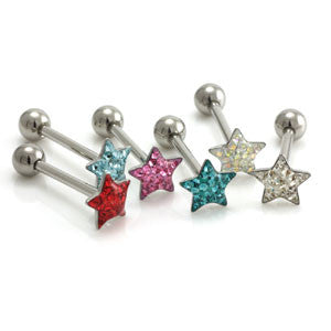 SALE Gem Star Tongue Bar