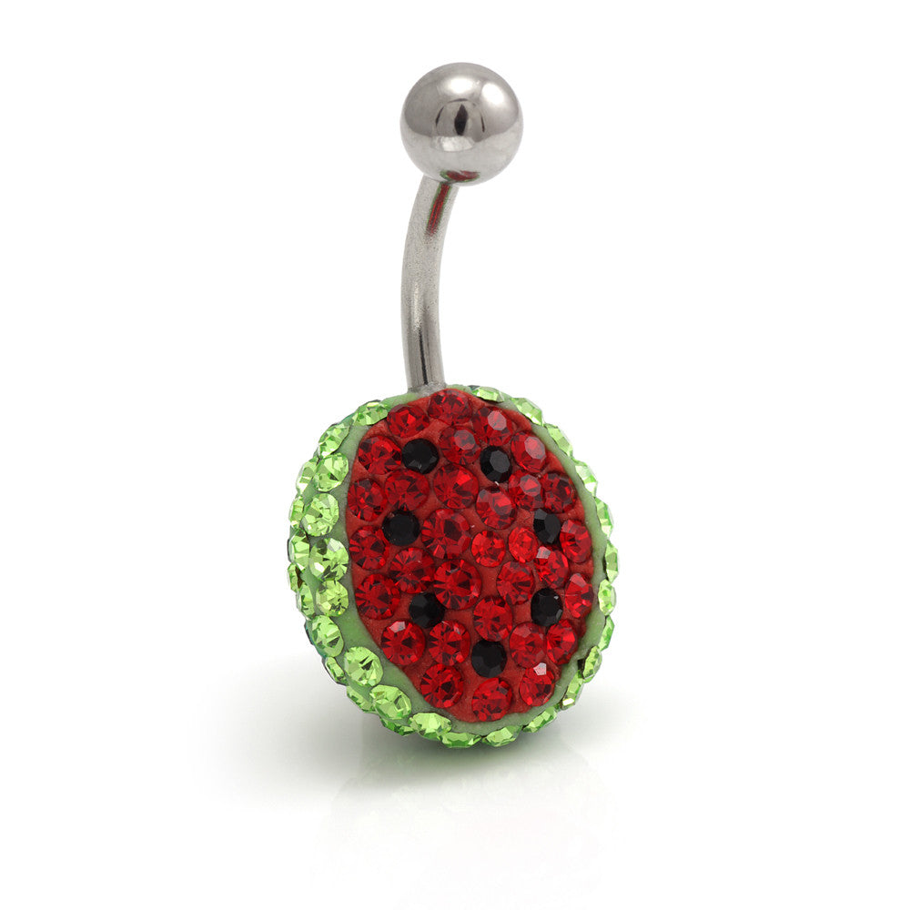 SALE Multi Gem Watermelon Belly Bar