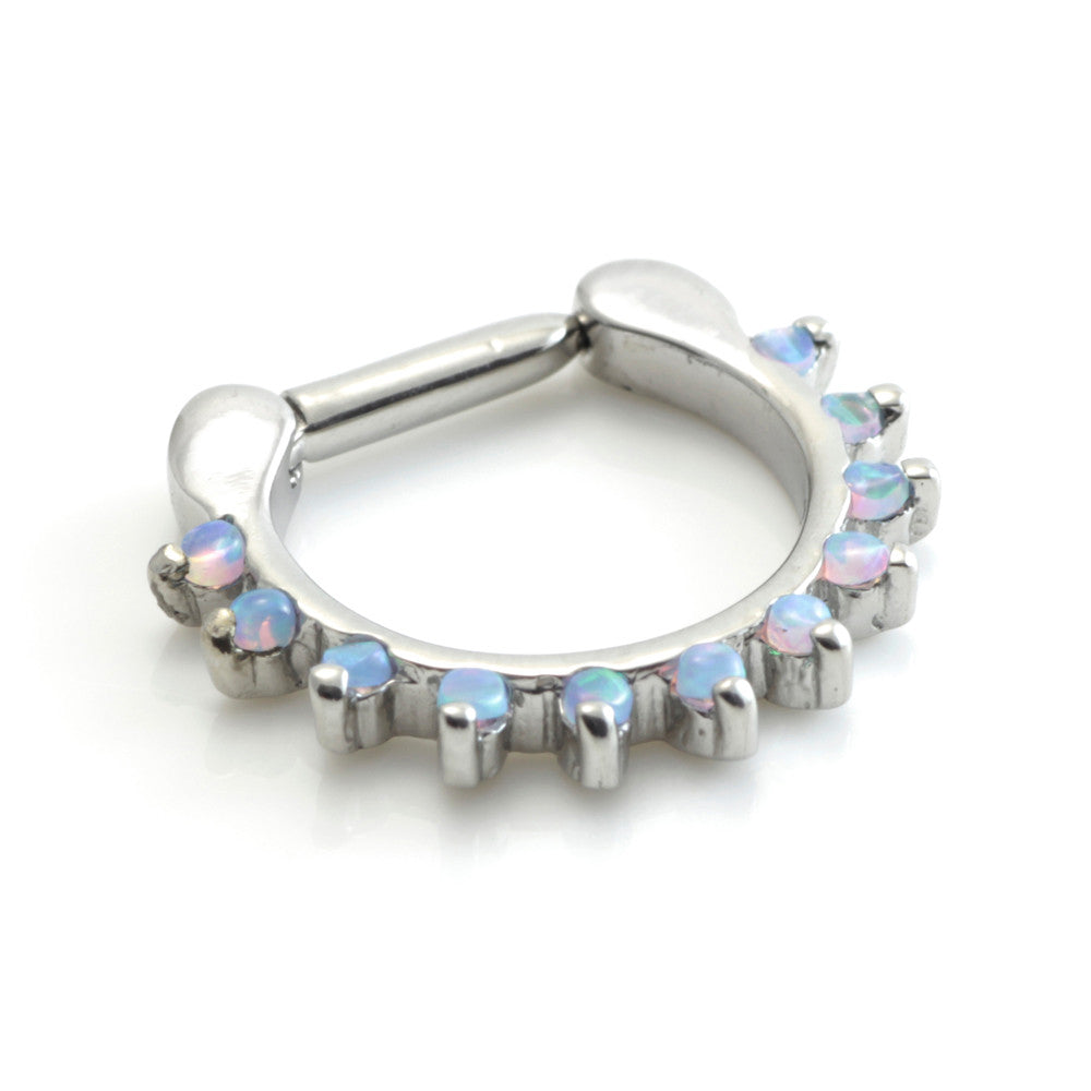 Small Opal Septum Ring