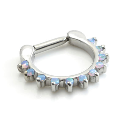 Small Opal Septum Ring