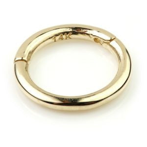 Solid 9ct Gold Hinge Segment Ring