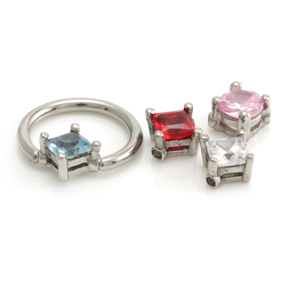 Square Gem BCR Attachment