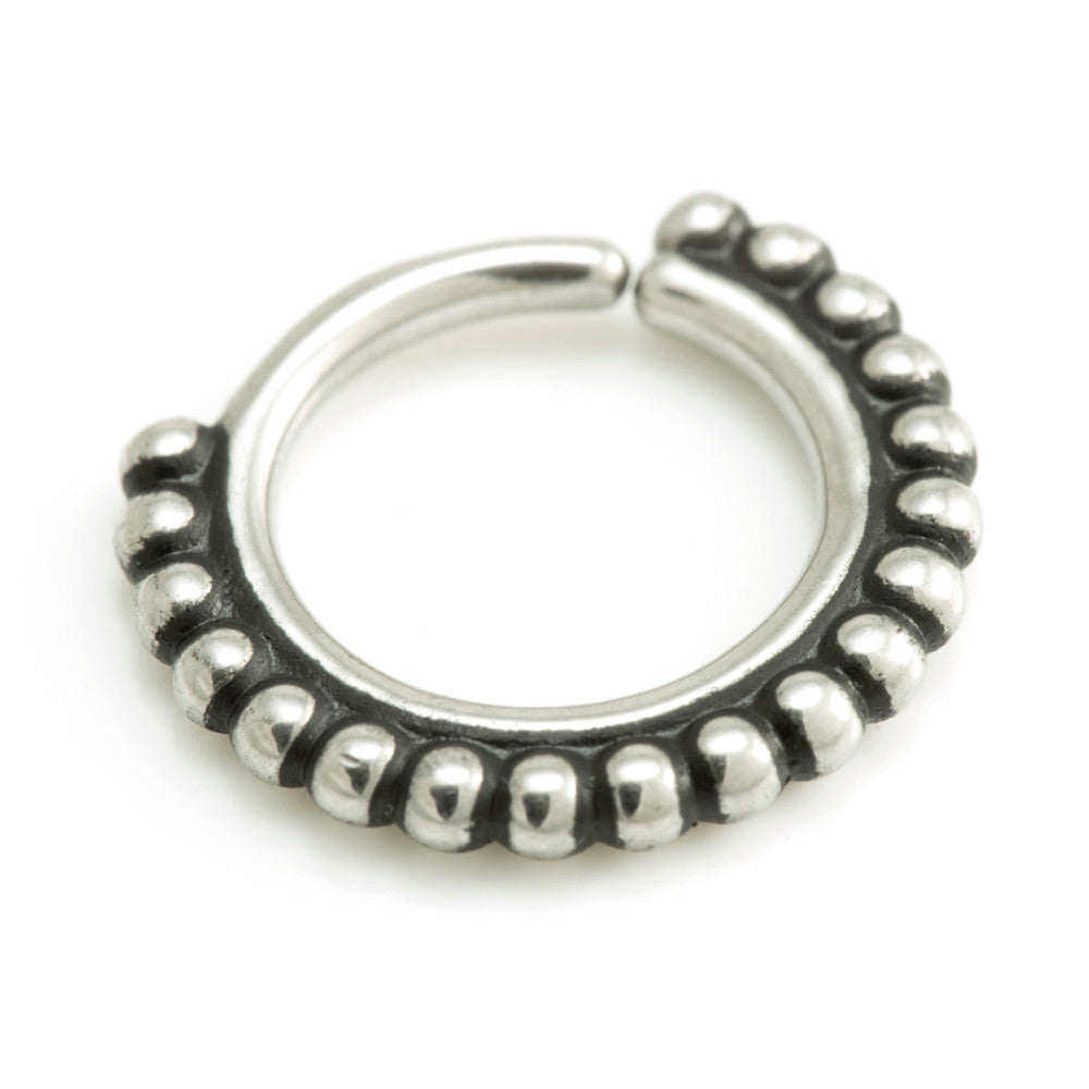 Steel Ball Eternity Seamless Ring