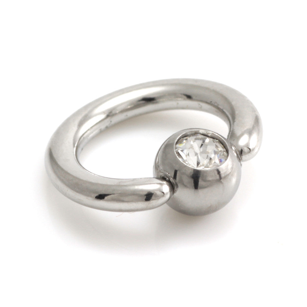 Steel BCR with Gem Ball 1.6mm