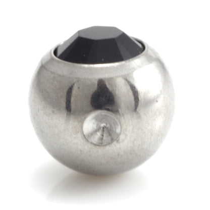 Steel Clip In Gem Ball