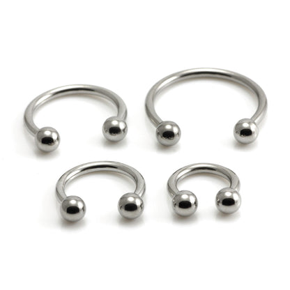 Steel External Thread Micro Circular Barbell