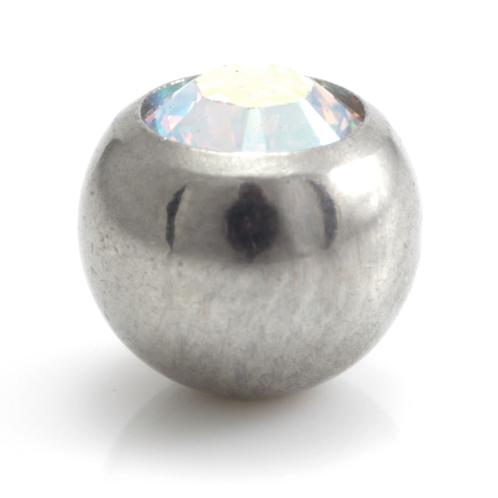 Steel External Thread Screw Gem Ball