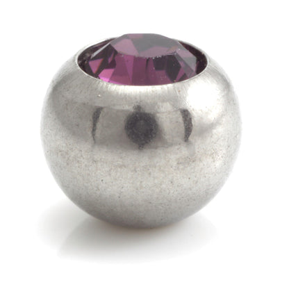 Steel External Thread Micro Gem Ball