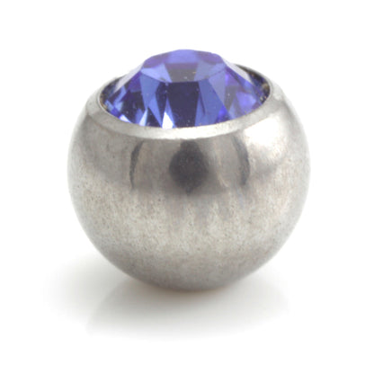 Steel External Thread Screw Gem Ball