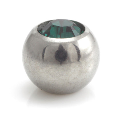 Steel External Thread Micro Gem Ball