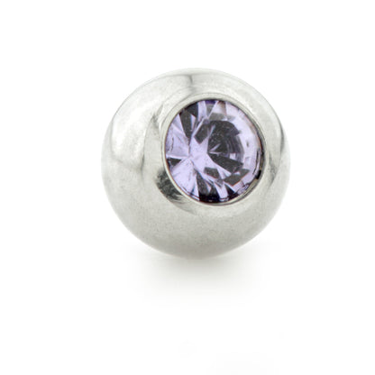 Steel External Thread Micro Gem Ball