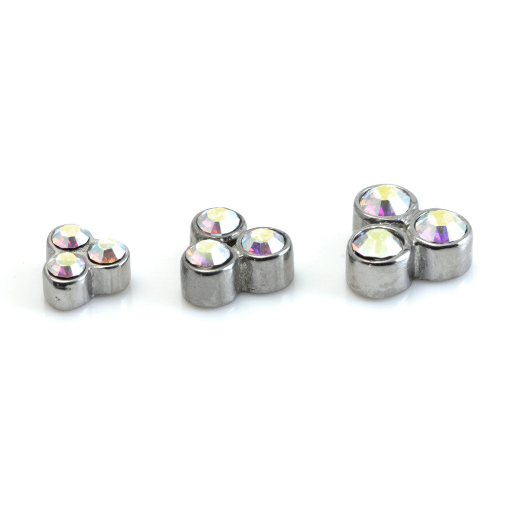 Steel External Thread Triple Gem Attachment