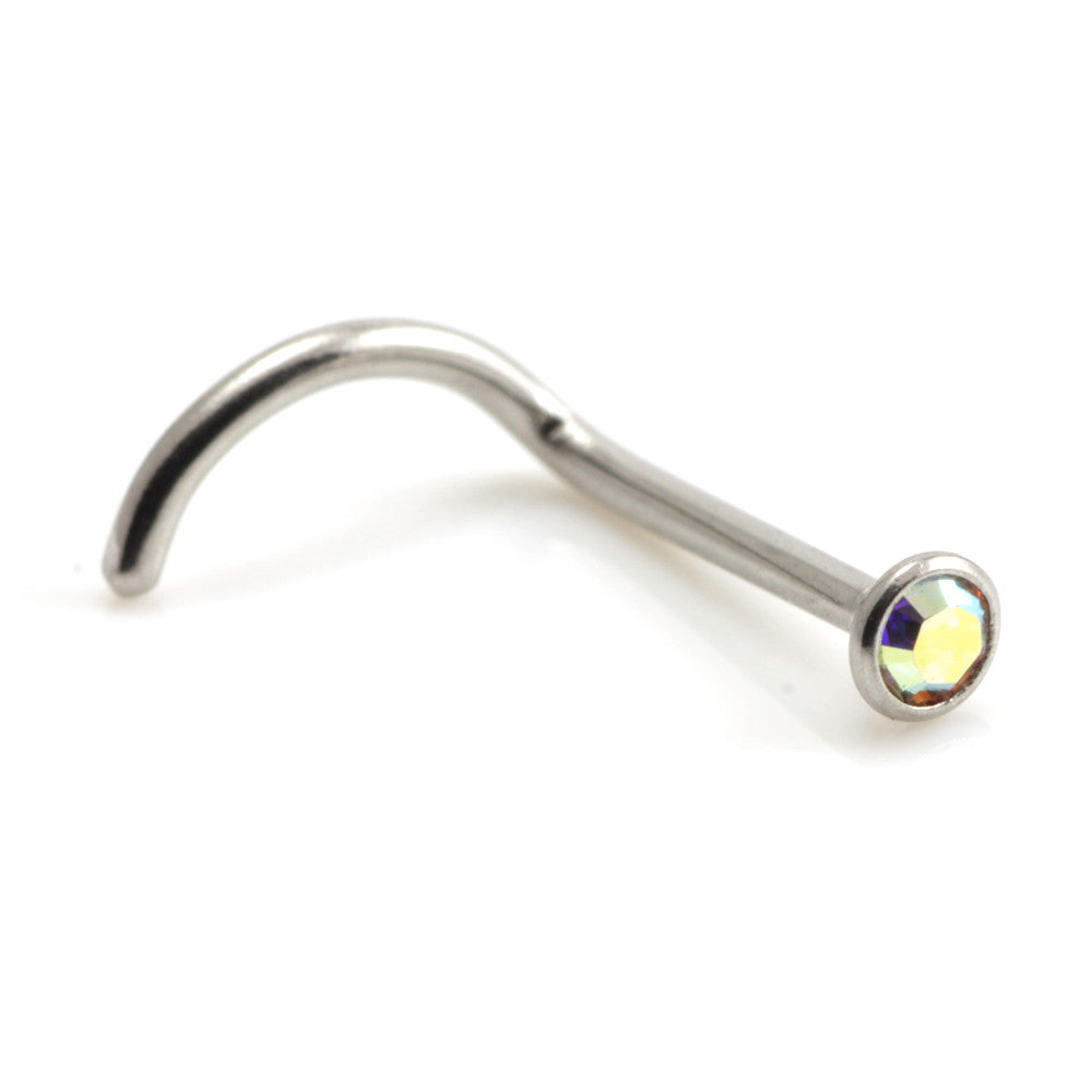 Steel Gem Nose Stud - SNS1