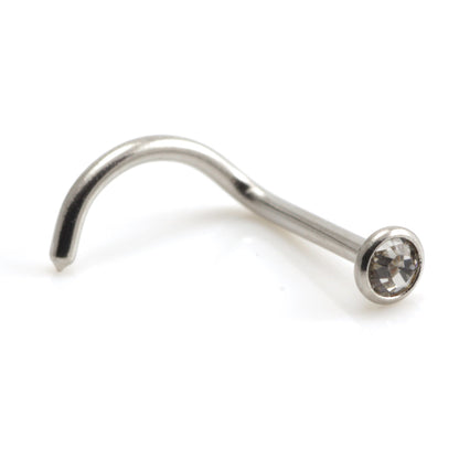 Steel Gem Nose Stud - SNS1