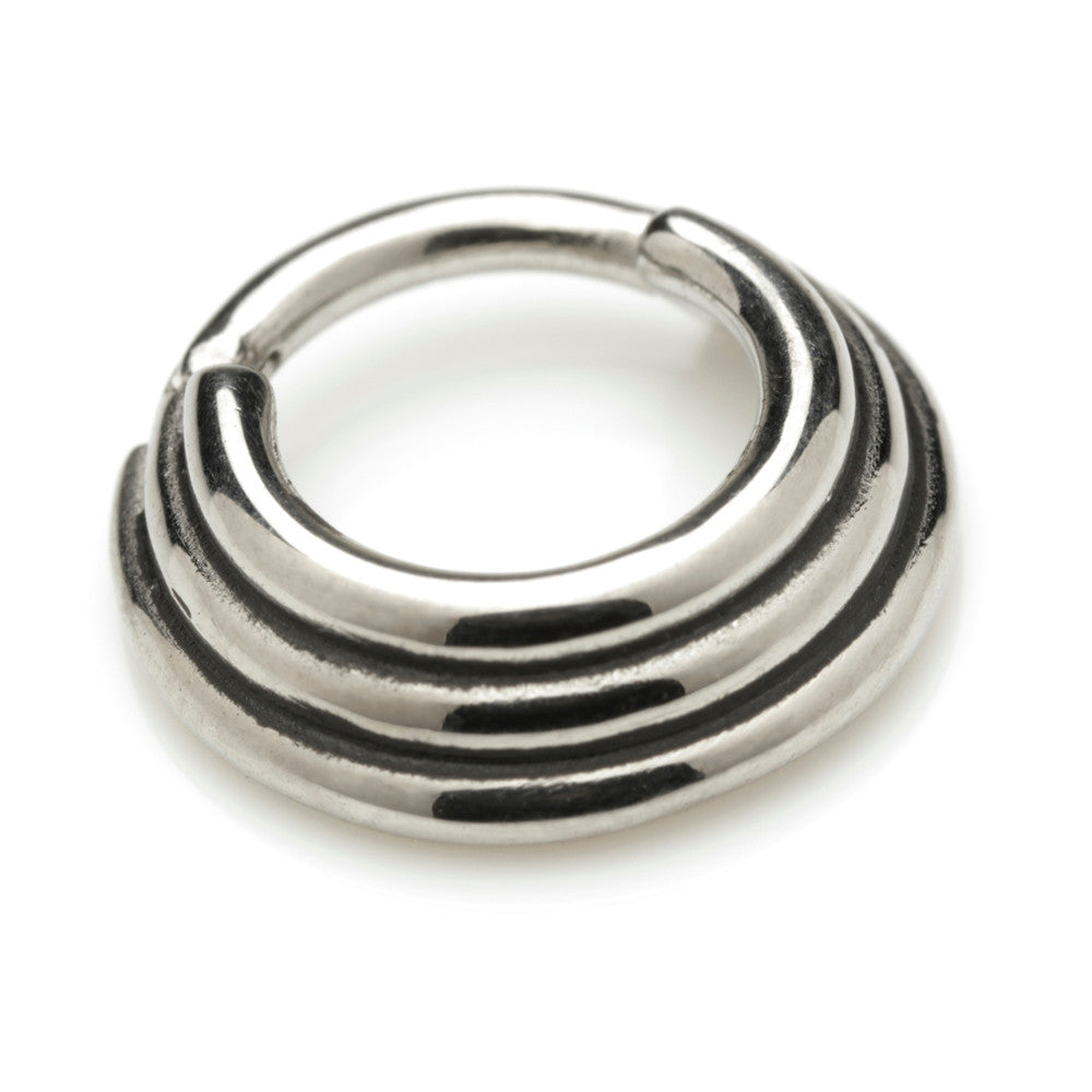 Steel Hinged Graduated Banded Ring