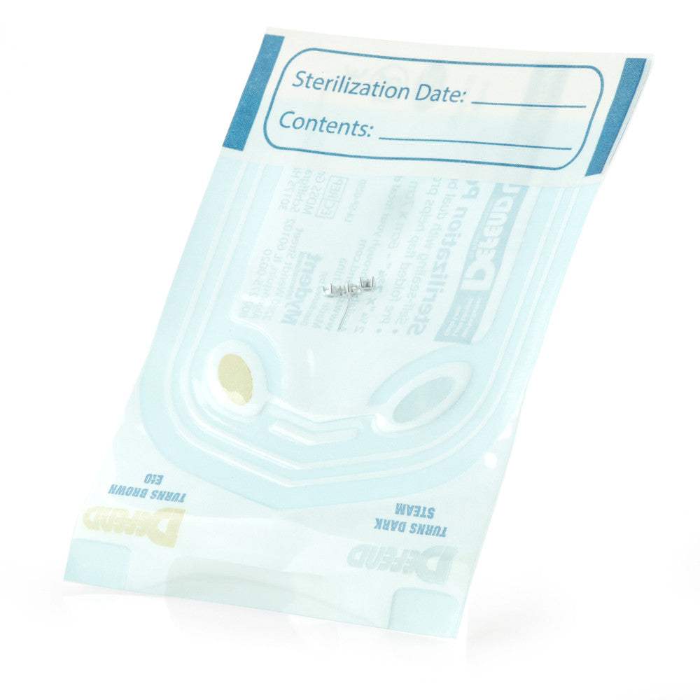 Sterile - TL - 14ct Gold Triple Gem Threadless Attachment (sold individually)