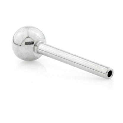 Threadless Ti Barbell Stem with Fixed Ball