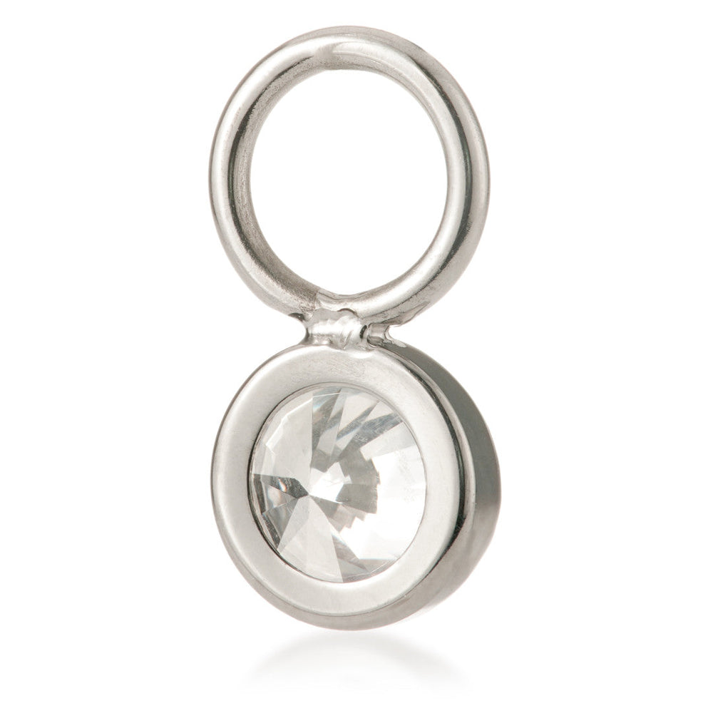 Ti Bezel Gem Charm Attachment