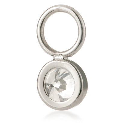 Ti Bezel Gem Charm Attachment