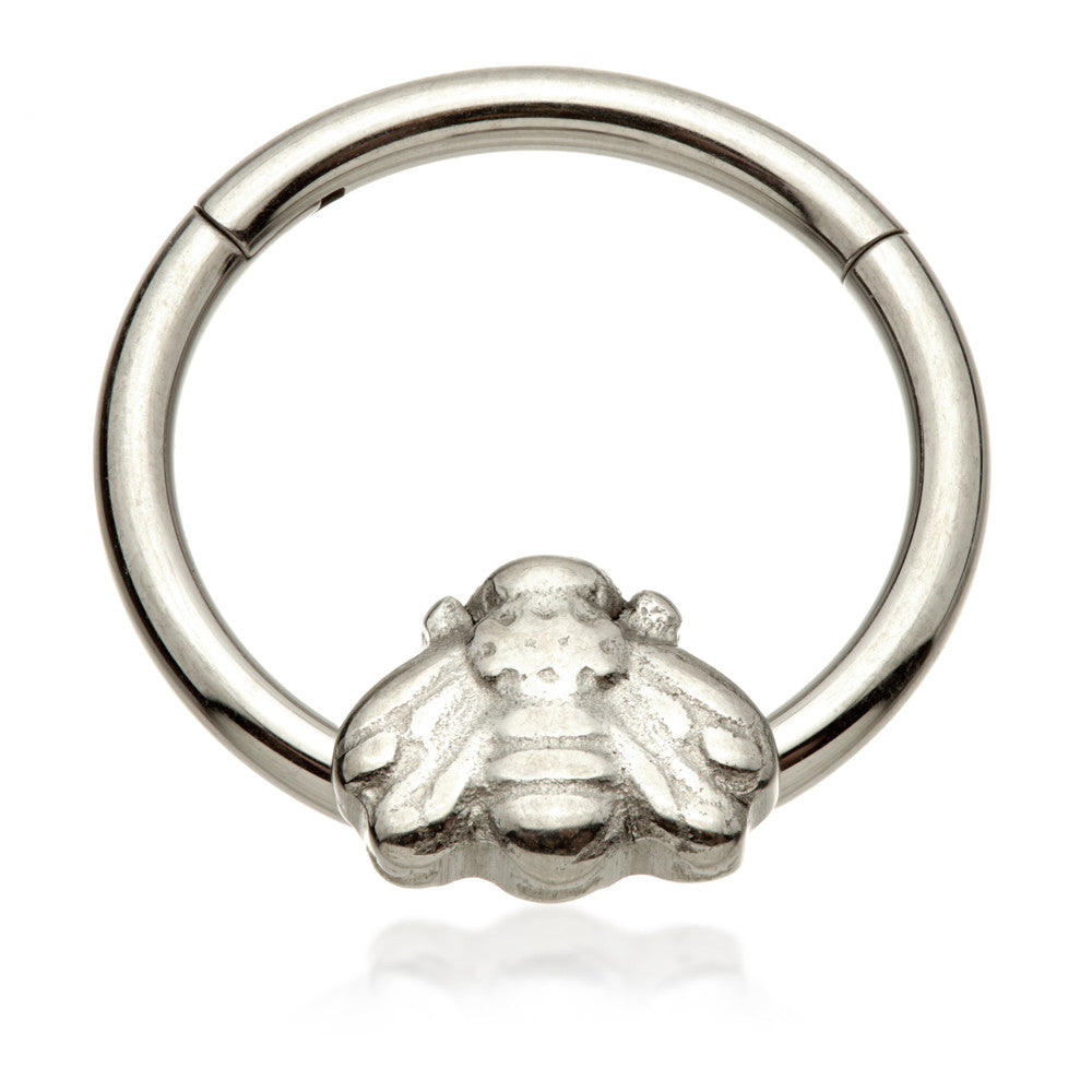 Ti Couture Front Facing Bumblebee Hinged Ring