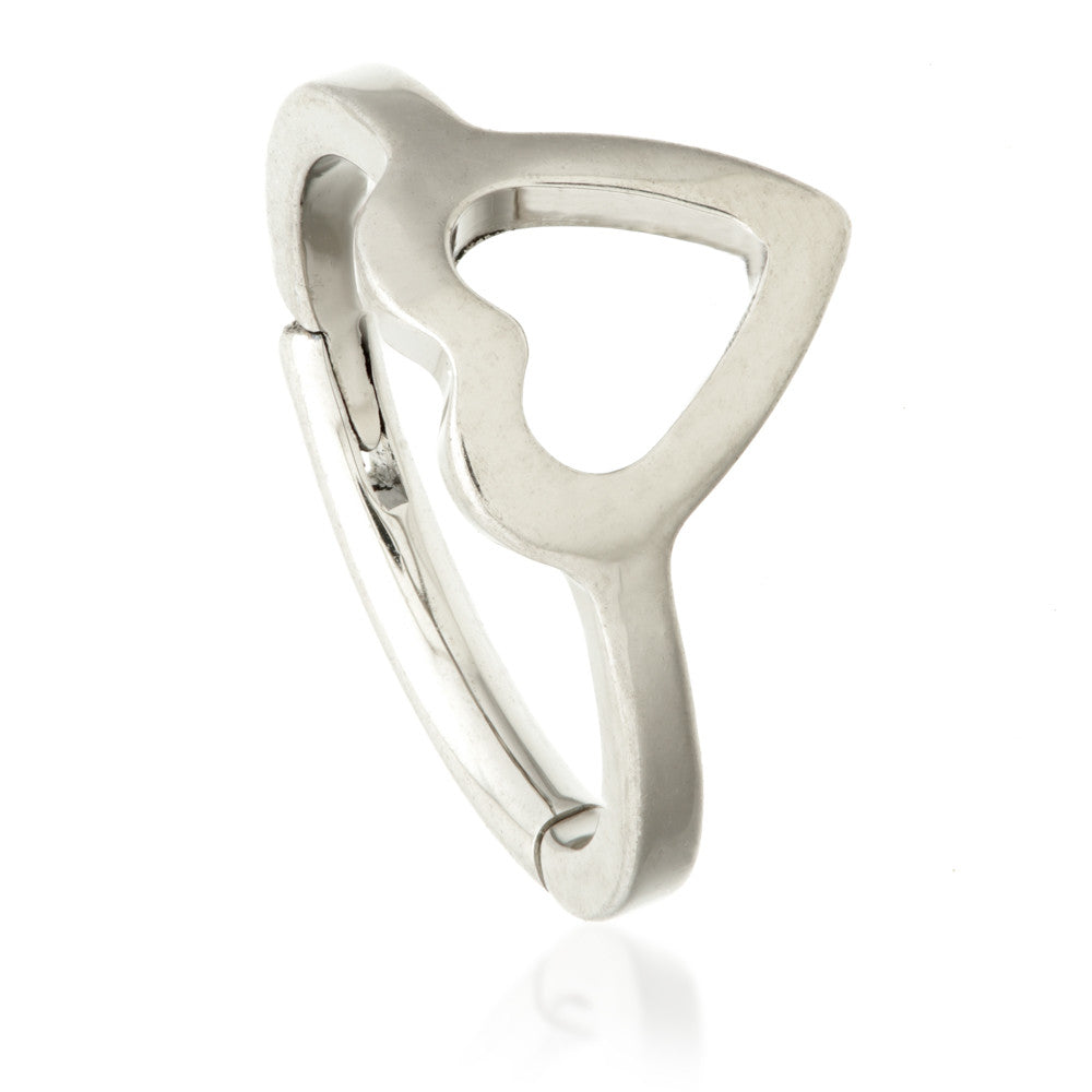 Ti Couture Heart Hinged Ring
